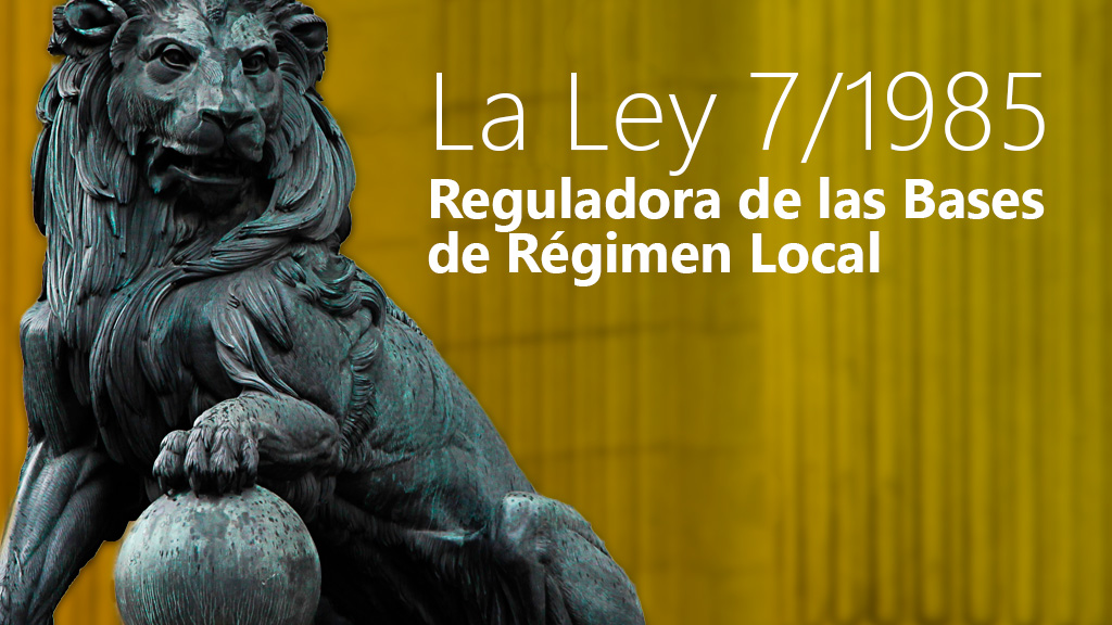 Curso de Ley 7/1985 reguladora bases del régimen local